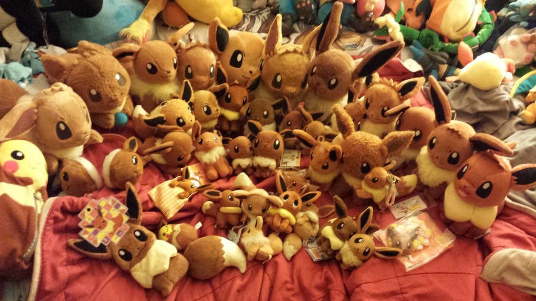 eevee plush collection
